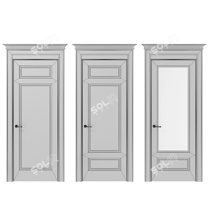 Liberty Lani Collection: Elegant & Modern Doors 3D model image 3