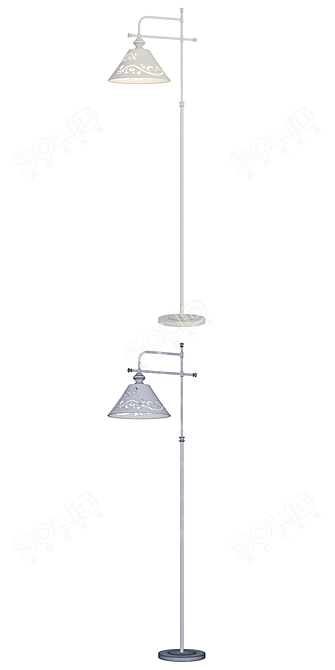 Kensington Bronze Floor Lamp 3D model image 2