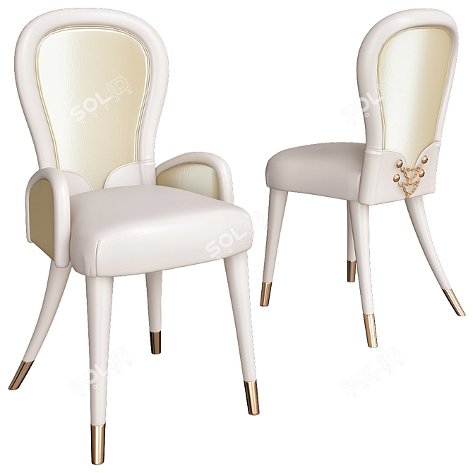 Elegant Ermes 3 Jewelry Organizer 3D model image 1