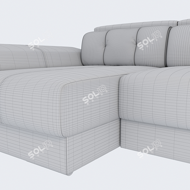 Modern Dynamic Sofa for Ultimate Comfort 3D model image 2