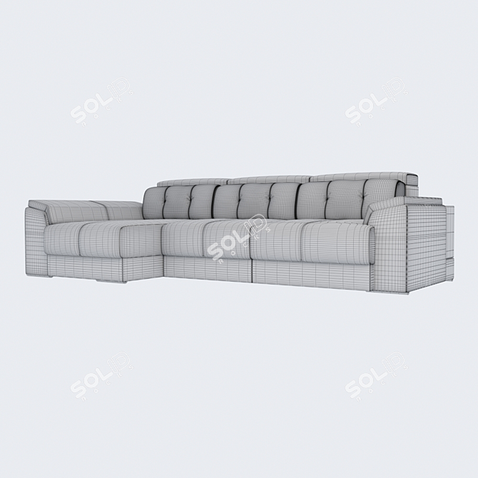 Modern Dynamic Sofa for Ultimate Comfort 3D model image 3