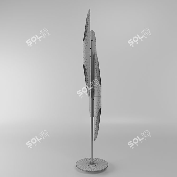 Modern Coltrane Floor Lamp 3D model image 2