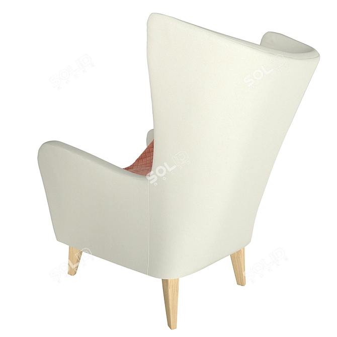 Elegant Elsa Chair: Comfort Redefined 3D model image 2