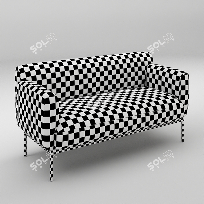 Cozy Cloud Sofa 3D model image 3