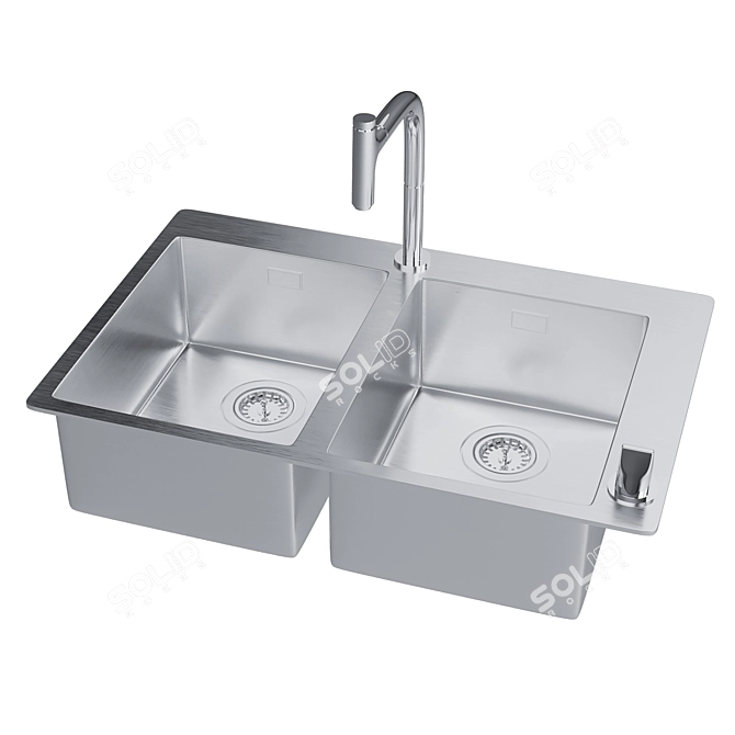 Hansgrohe Kitchen Sink Set 3D model image 2