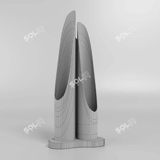 Minimalist Coltrane Table Light 3D model image 3