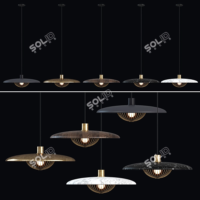 Sleek Kasa Lamp: Modern Design 3D model image 2