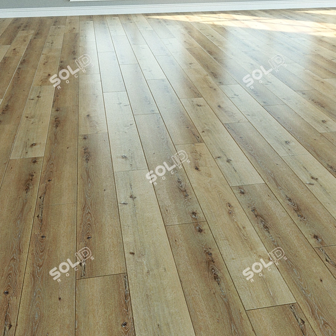 Natural Wood Parquet Laminate 95 3D model image 2