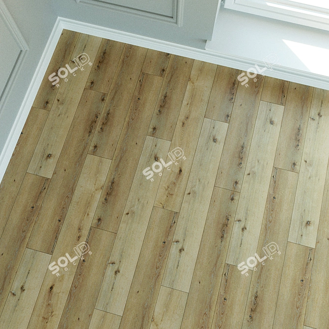 Natural Wood Parquet Laminate 95 3D model image 3