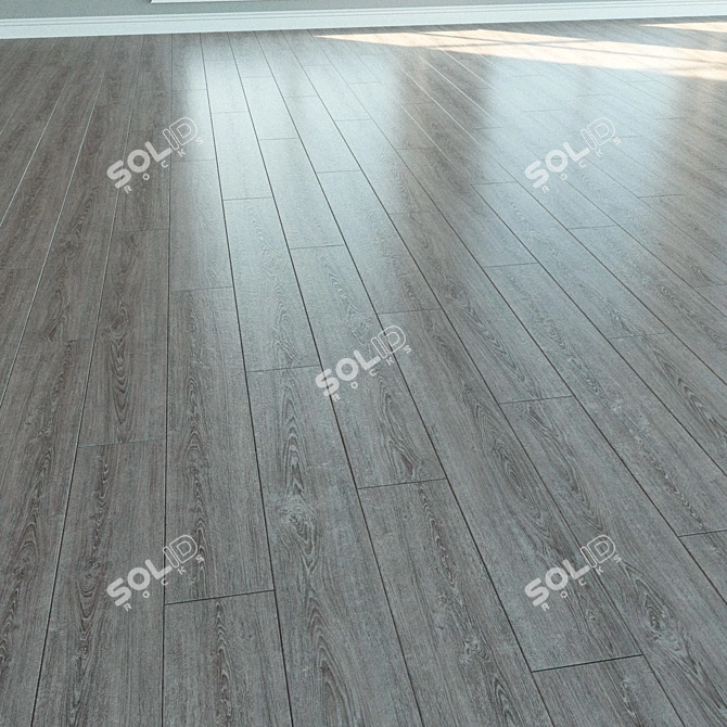 Natural Wood Laminate Flooring 3D model image 2