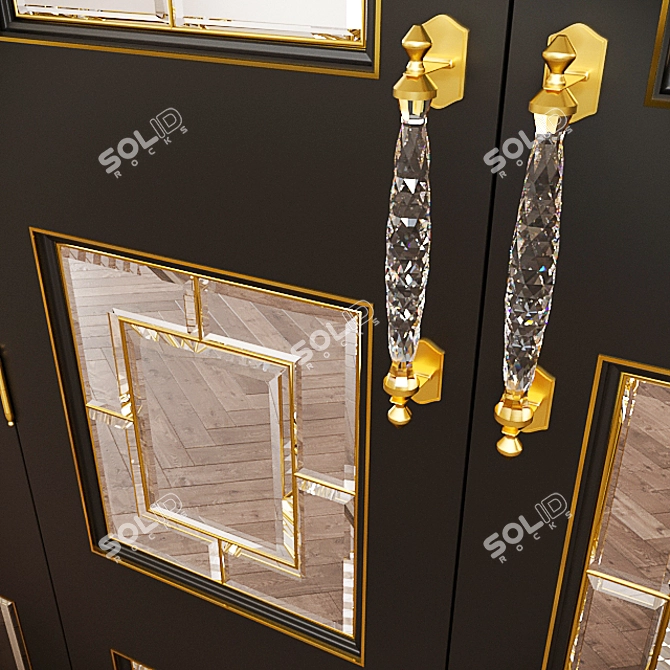 Elegant Interior Door | Classic 3D model image 2