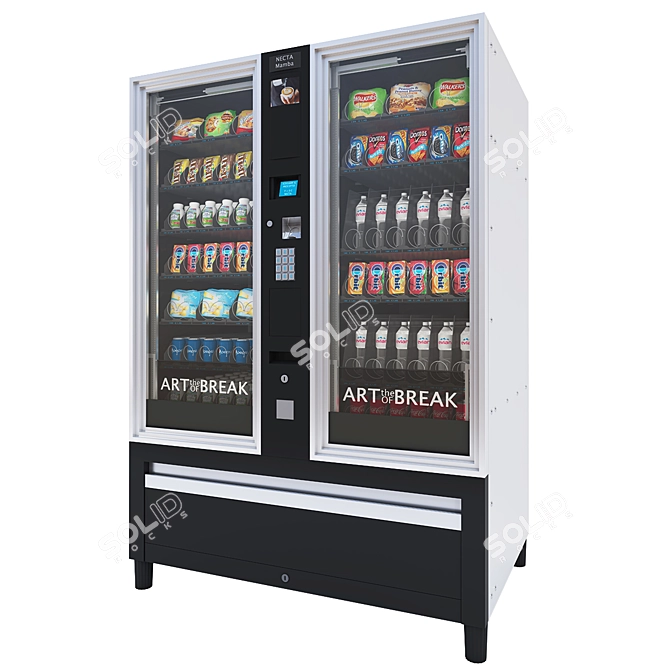 Necta Membo Vending & Snack Machine 3D model image 1