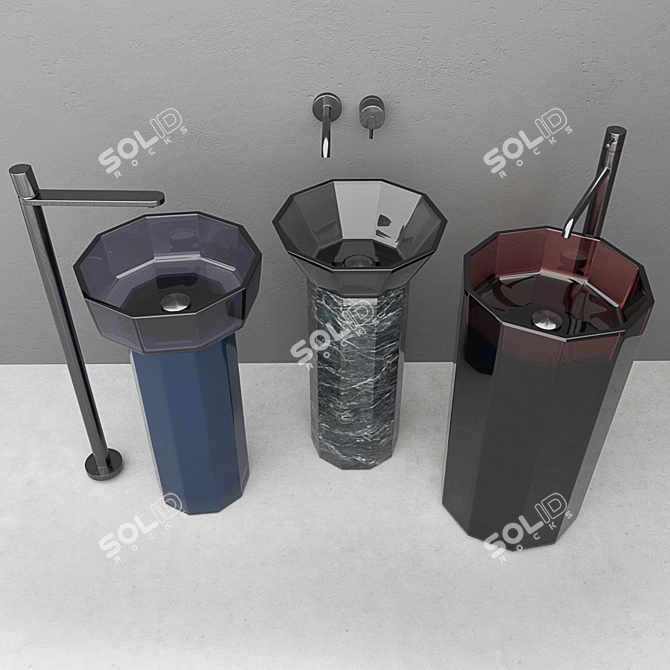 Antonio Lupi Wash Basin Set 3D model image 2