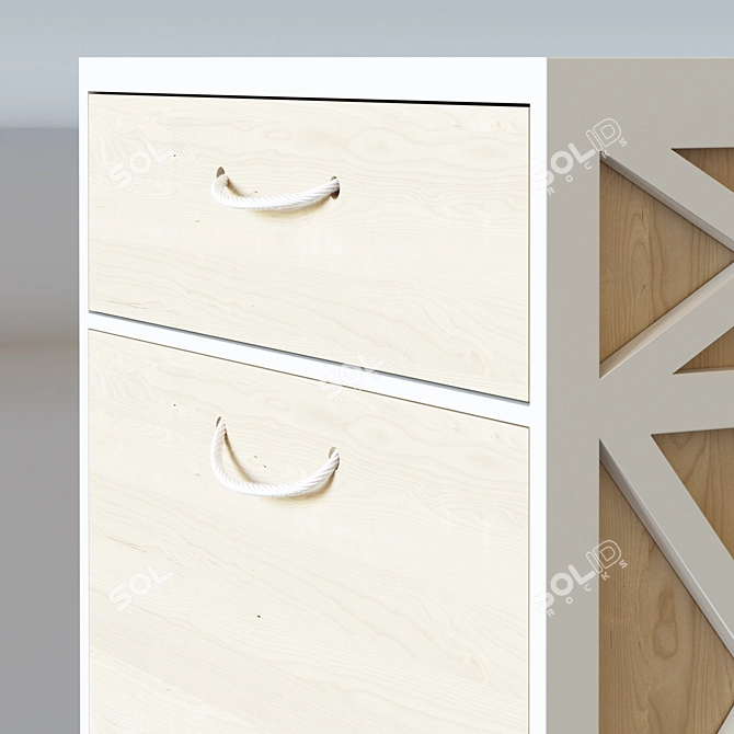 Zara Home Kids Cabinets: Multiple Sizes & Designs! 3D model image 2