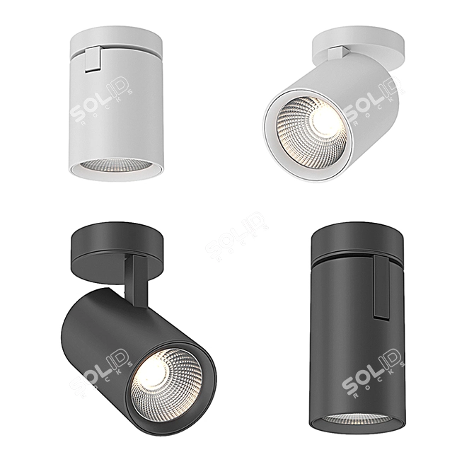 Mawa Seventies Recessed Spotlight Set 3D model image 2