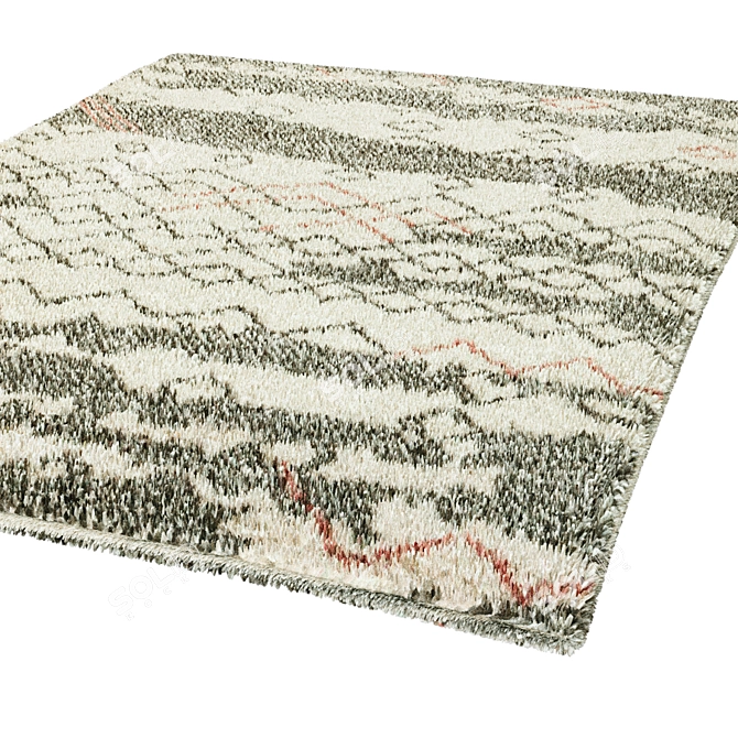 Marada Redoute Berber Wool Rug 3D model image 2