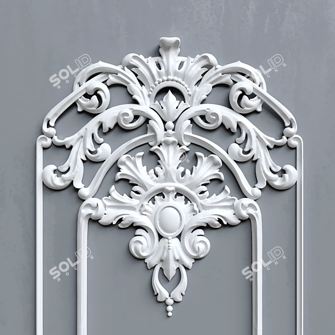 Charming Wall Embellishment 3D model image 2