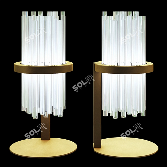 Sleek Minimalist Lamp Table by paolocastelli 3D model image 1