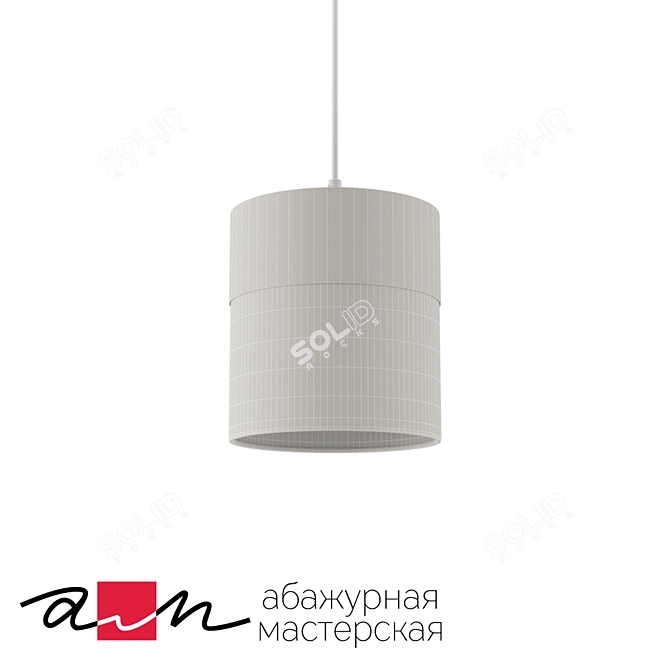 Lisbon Hanging Lamp - Elegant and Versatile 3D model image 2