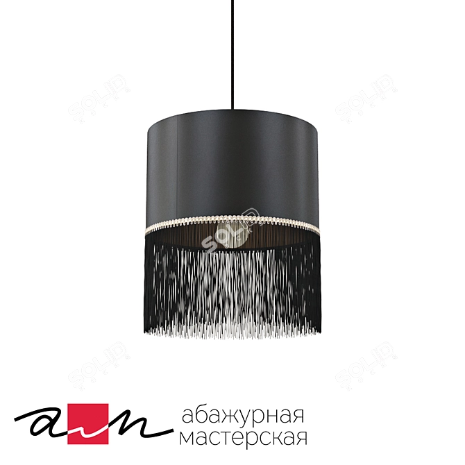 Zoryana Nich Suspended Lamp 3D model image 1