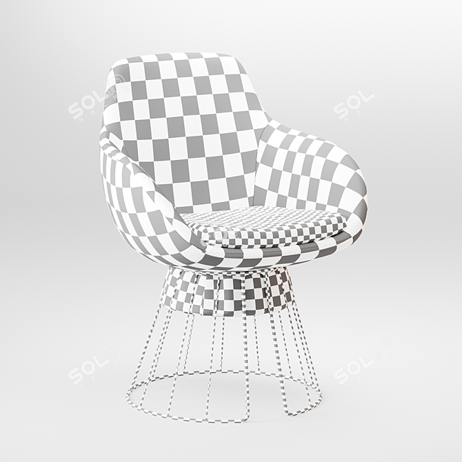 Luxury Comfort: The Otto Chair 3D model image 3