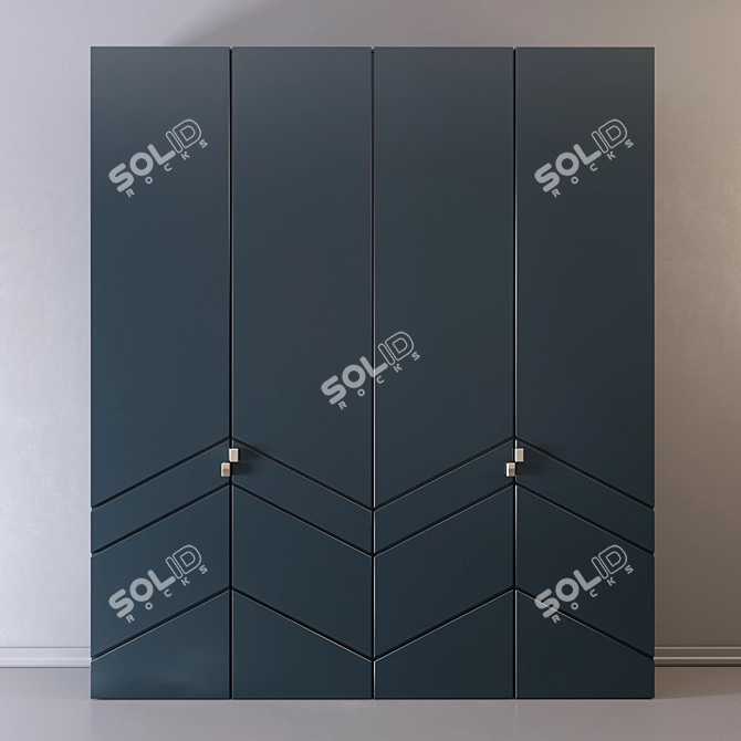 Sleek Storage Solution: Cabinet 21 3D model image 1