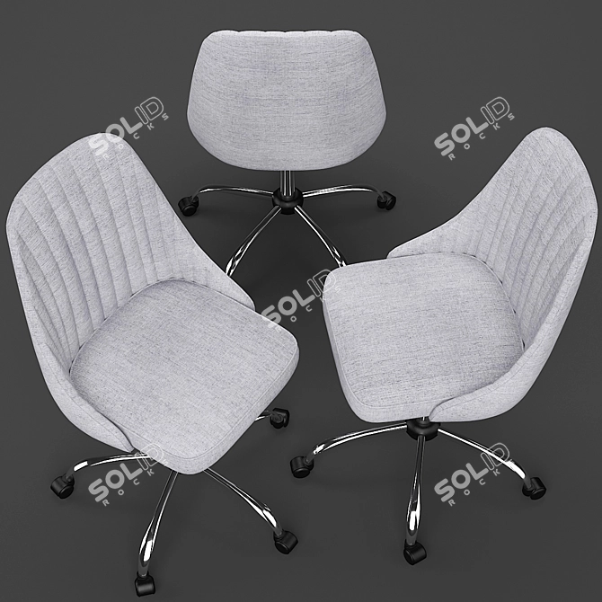 Ergonomic Office Chair 14 3D model image 3