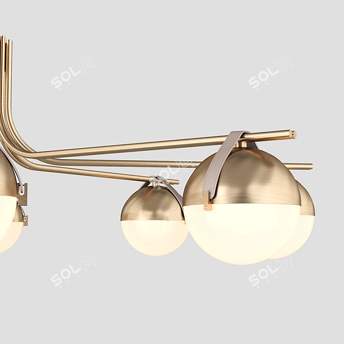 Elegant Sphere Chandelier by Turri 3D model image 2