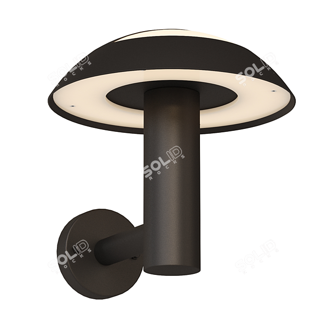 Outdoor Wall Light: DeMarkt Mercury 3D model image 2