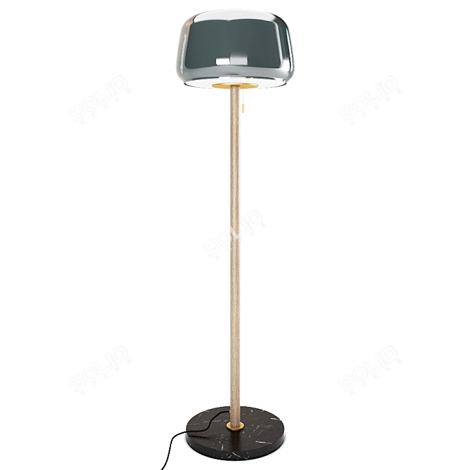 Modern Evedal Floor Lamp 3D model image 1