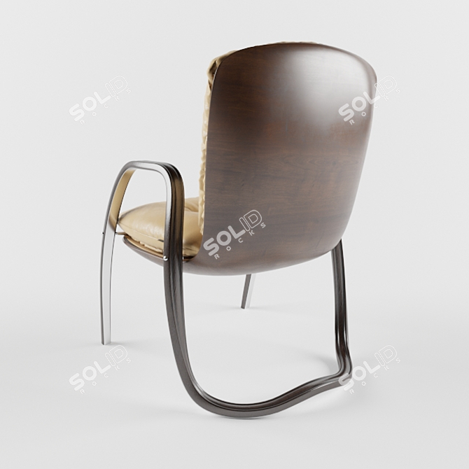 Premium Leather Avatar Chair 3D model image 2