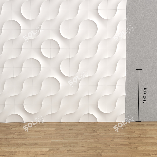  Poly Plaster Model - 35x35x3 cm 3D model image 1