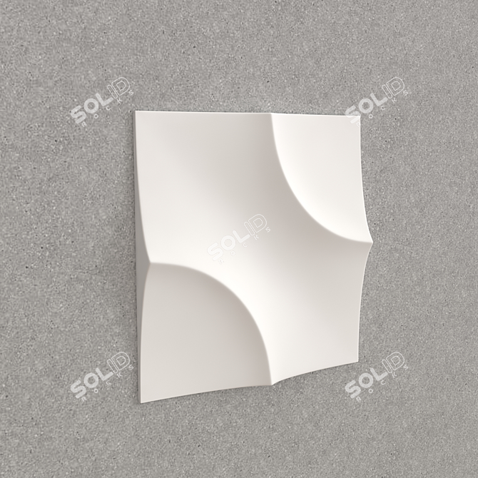  Poly Plaster Model - 35x35x3 cm 3D model image 2