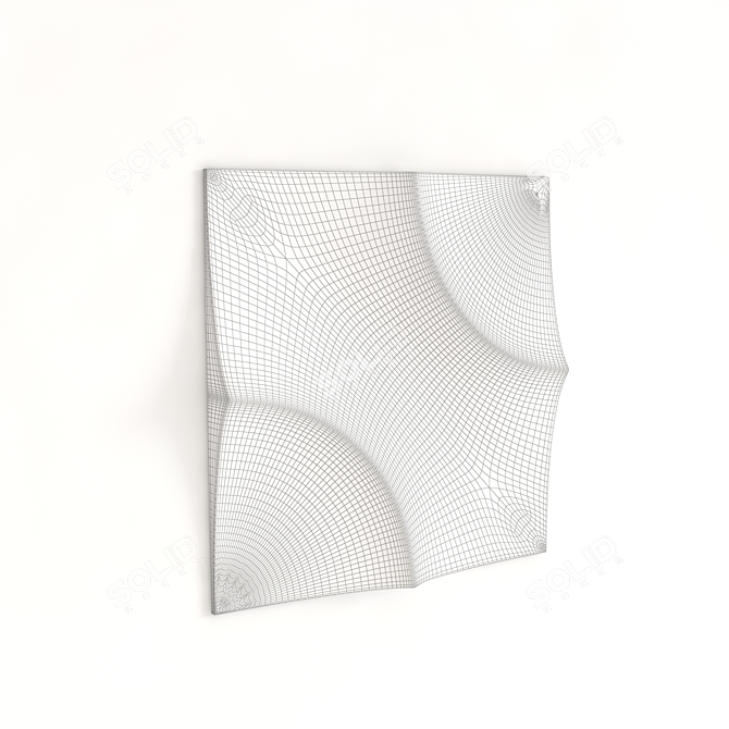  Poly Plaster Model - 35x35x3 cm 3D model image 3