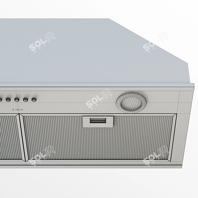 Sleek Cabinetry Hood - Asti 3D model image 2