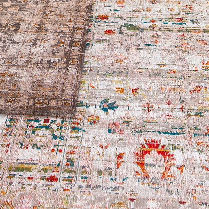 Antiquarian Ushak Carpets: Timeless Elegance 3D model image 2