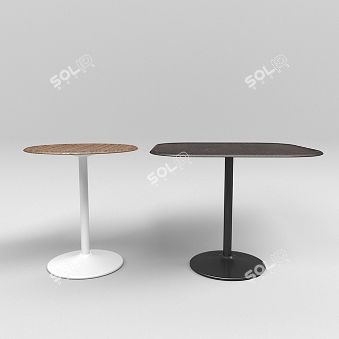 Industrial Pipe Set Tables by Magis 3D model image 2