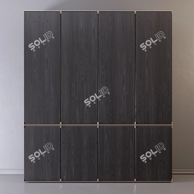 Versatile Storage Cabinet 23 3D model image 1