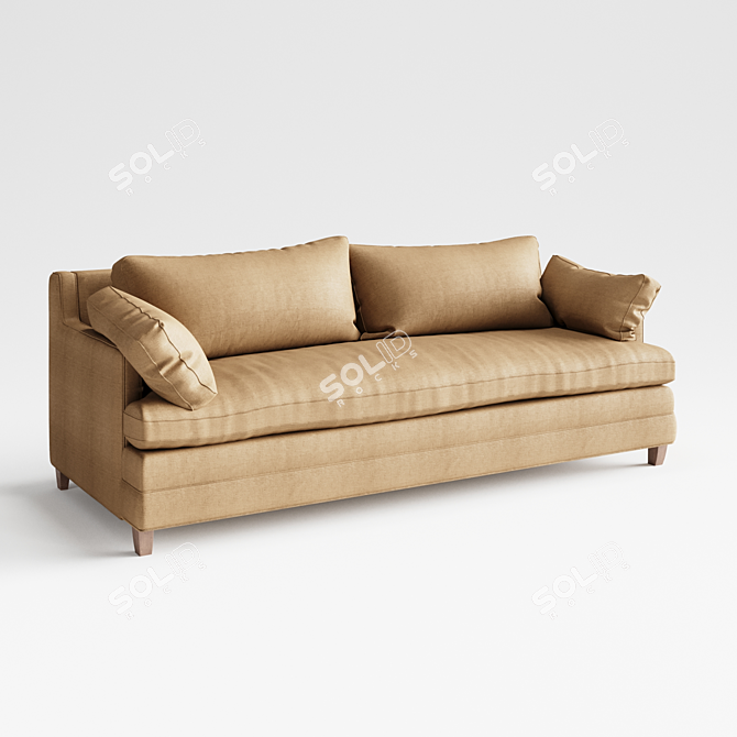 Dale Transformable Sofa - Stylish & Comfy 3D model image 2