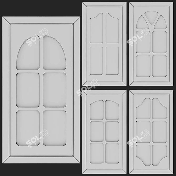 Sleek Cabinet Door - Modern Design 3D model image 3