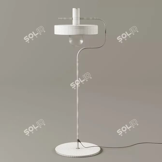 Aloa Blanca: Stylish Table Lamp by Aromas Factory 3D model image 2