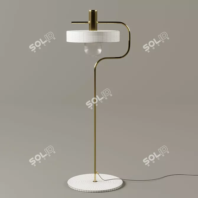 Aloa Blanca: Stylish Table Lamp by Aromas Factory 3D model image 3