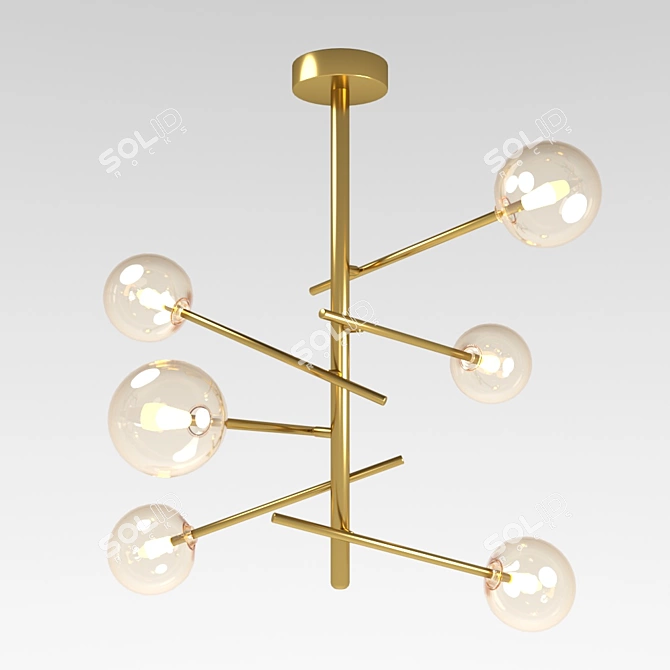 Modern Brass Inodesign Stools 3D model image 1