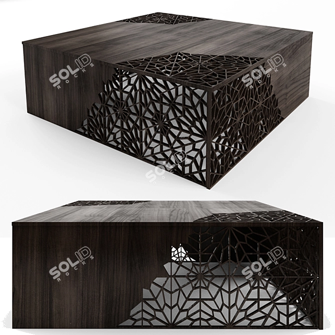 Elegant Coffee Table: Perfect for Any Living Space 3D model image 1