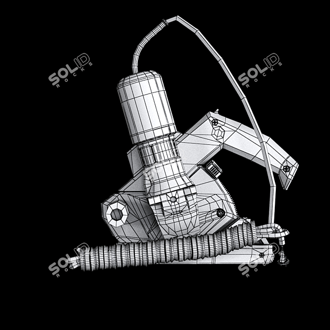 Title: Bosch Wall Chaser - High/Low Poly Wall Cutter 3D model image 3