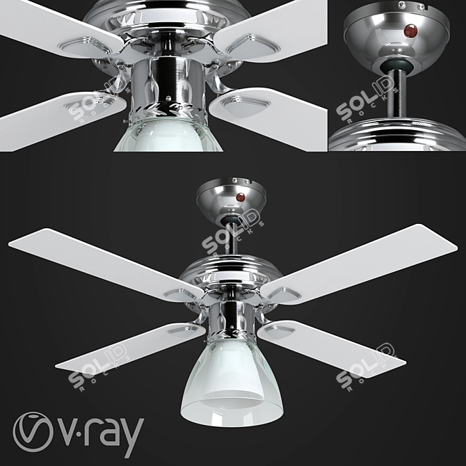 Majestic Air Circulator 3D model image 1