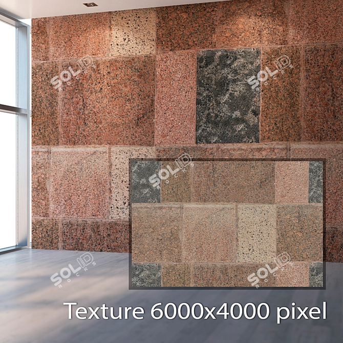 Title: Seamless Granite Texture 3D model image 2