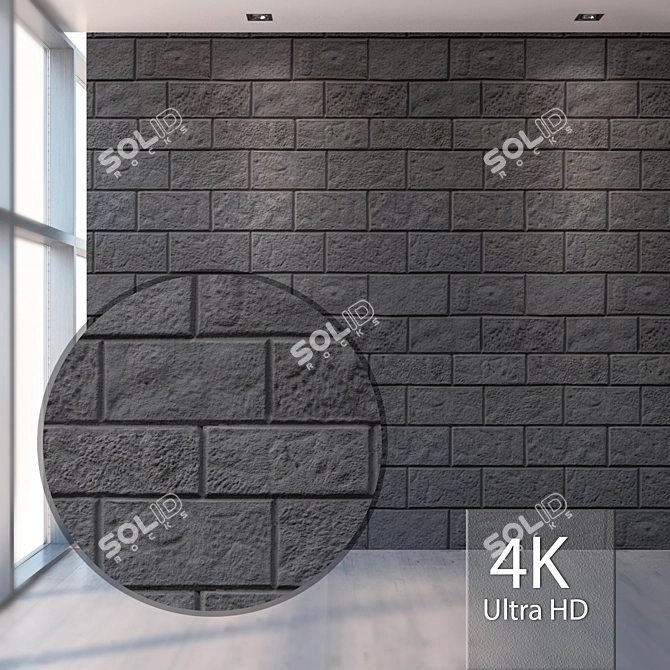 Seamless Blocks Texture Kit 3D model image 1