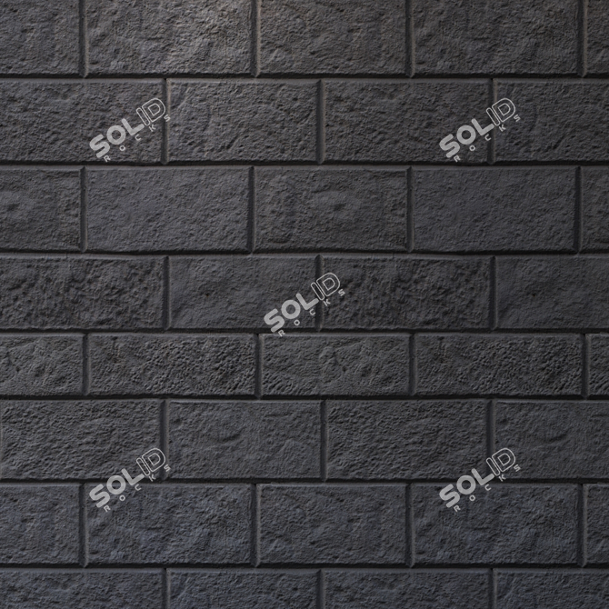 Seamless Blocks Texture Kit 3D model image 3