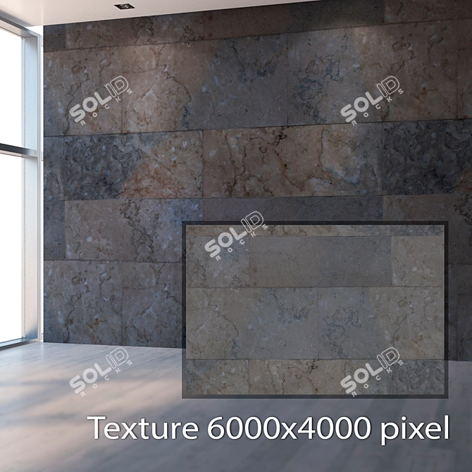 Seamless Marble Texture with High Resolution 3D model image 2